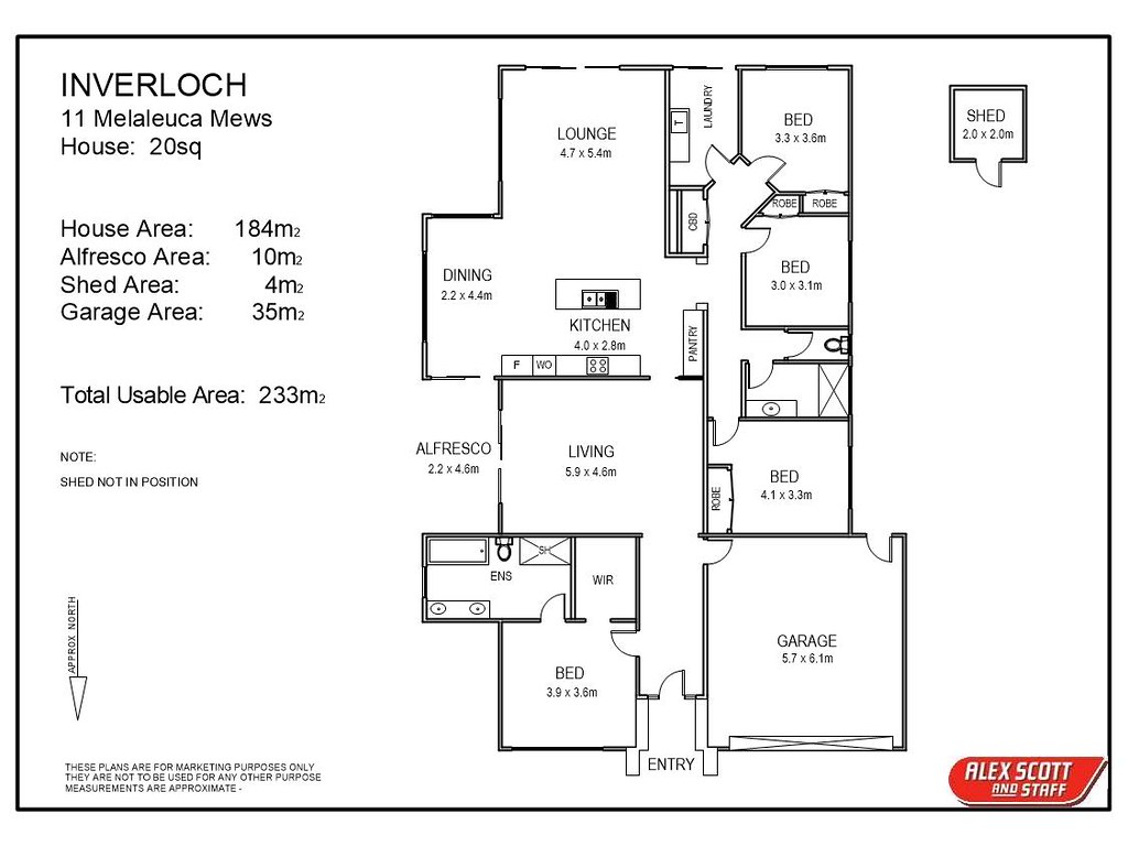 11 Melaleuca Mews, Inverloch Vic 3996 floorplan