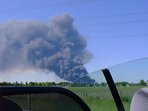 Fireworks blaze Enschede 13 May 2000