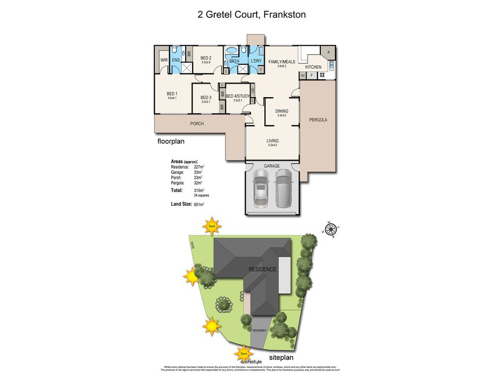 2 Gretel Court, Frankston VIC 3199 floorplan
