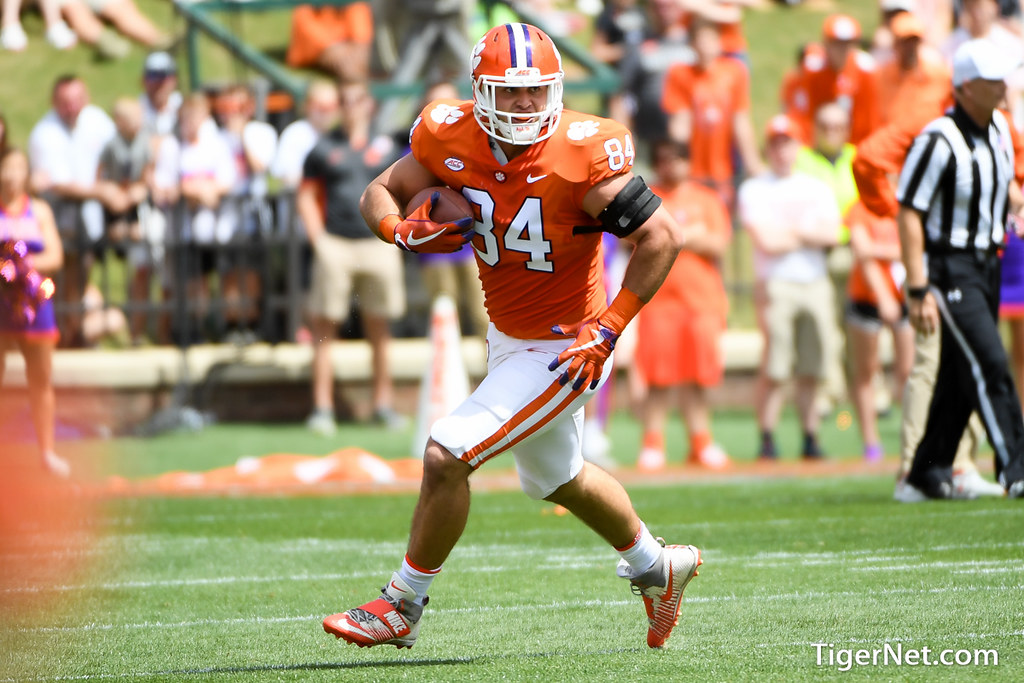 Clemson Football Photo of Cannon Smith and springgame