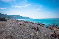 The rocky beaches of Dieppe