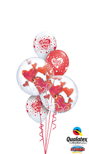 Double Bubble Valentine's Hearts Bouquet