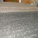 Equation-filled bed cover by A.M. Kuchling, on Flickr