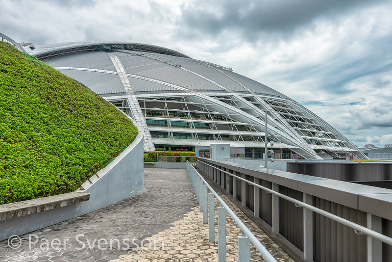 Dome of the National Stadium with green areas<br/>© <a href="https://flickr.com/people/154514844@N03" target="_blank" rel="nofollow">154514844@N03</a> (<a href="https://flickr.com/photo.gne?id=43218852892" target="_blank" rel="nofollow">Flickr</a>)