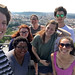 NC State Public History in Prague students and faculty stand atop the National Monument at Vitkov Hill.