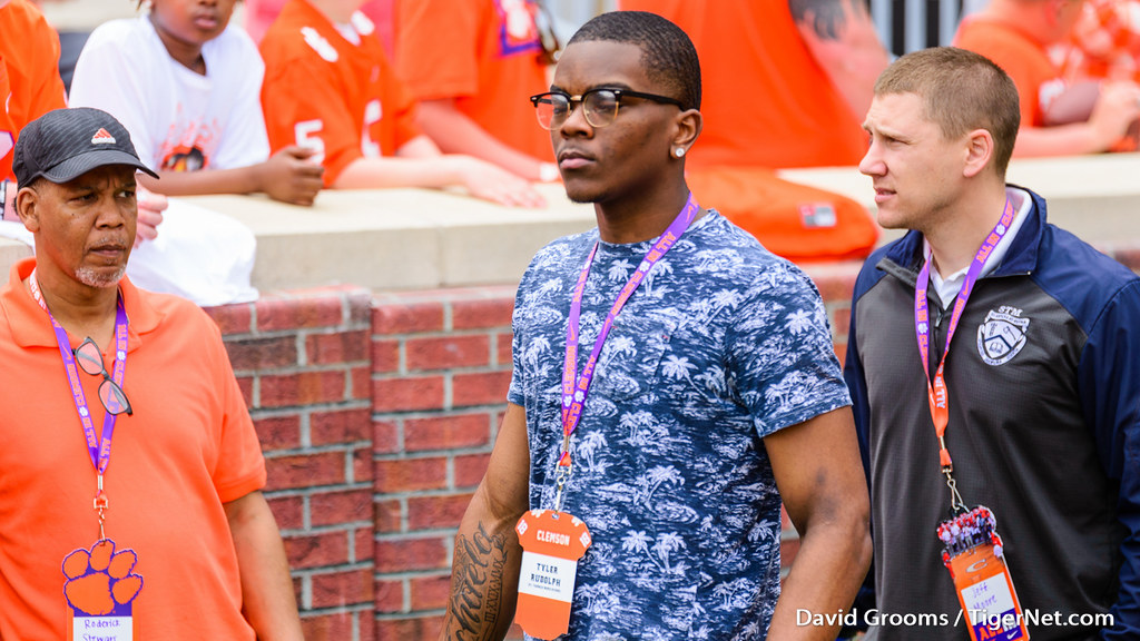 Clemson Recruiting Photo of Tyler Rudolph and springgame