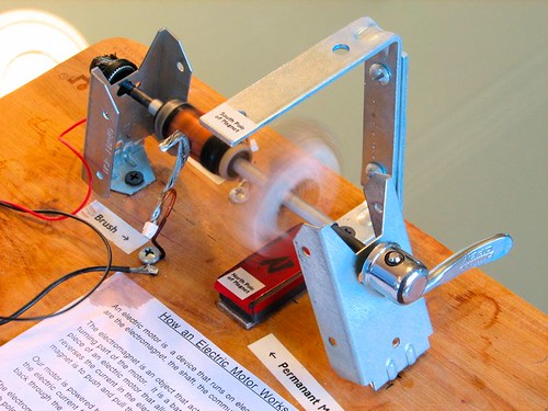 simple electric motor science project