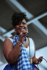 Quiana Lynell at the New Orleans Jazz and Heritage Festival on Sunday, April 29, 2018