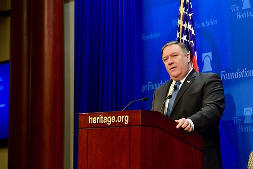 Secretary Pompeo Delivers a Speech, .After the Deal: A New Iran Strategy., at the Heritage Foundation.  Boy, that worked out well, didn't it?  (See an upcoming column on .Iran --- Some History., From FlickrPhotos
