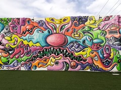 More art in Wynwood Walls Miami.