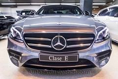 Mercedes E 350d AMG | Mod.2018 | Gris Selenita | Piel MArrón | Auto Exclusive BCN