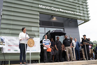 May 5, 2018 Marvin Gaye Recreation Center Ribbon Cutting