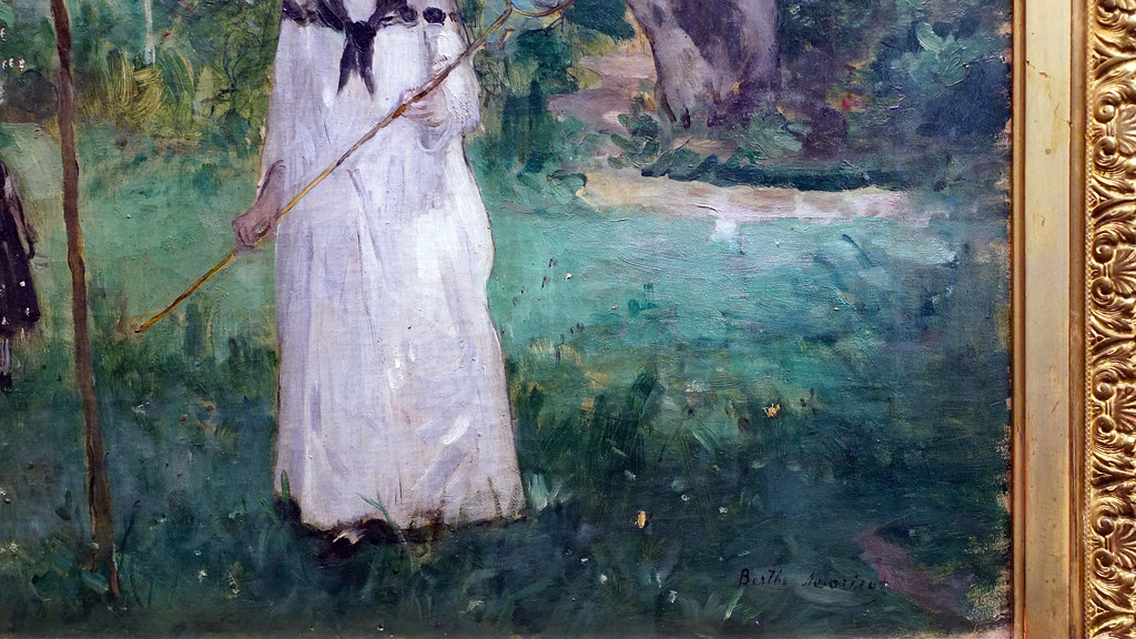 Morisot, Hunting Butterflies (detail)