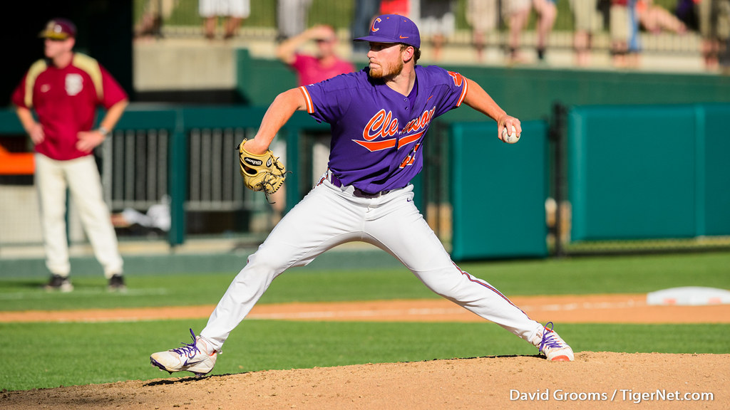 Clemson Baseball Photo of Alex Schnell and Florida State