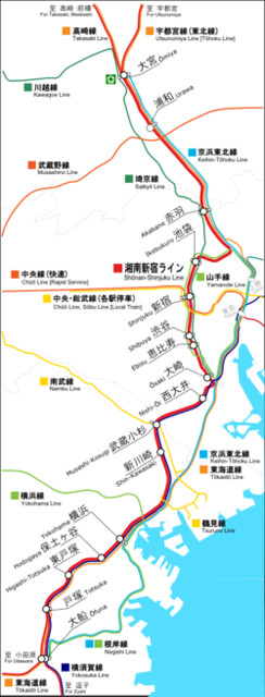 JR湘南新宿線は、今とても人気だと言われ...