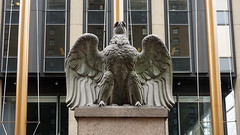 Eagle from original Penn Station in front of Penn Plaza