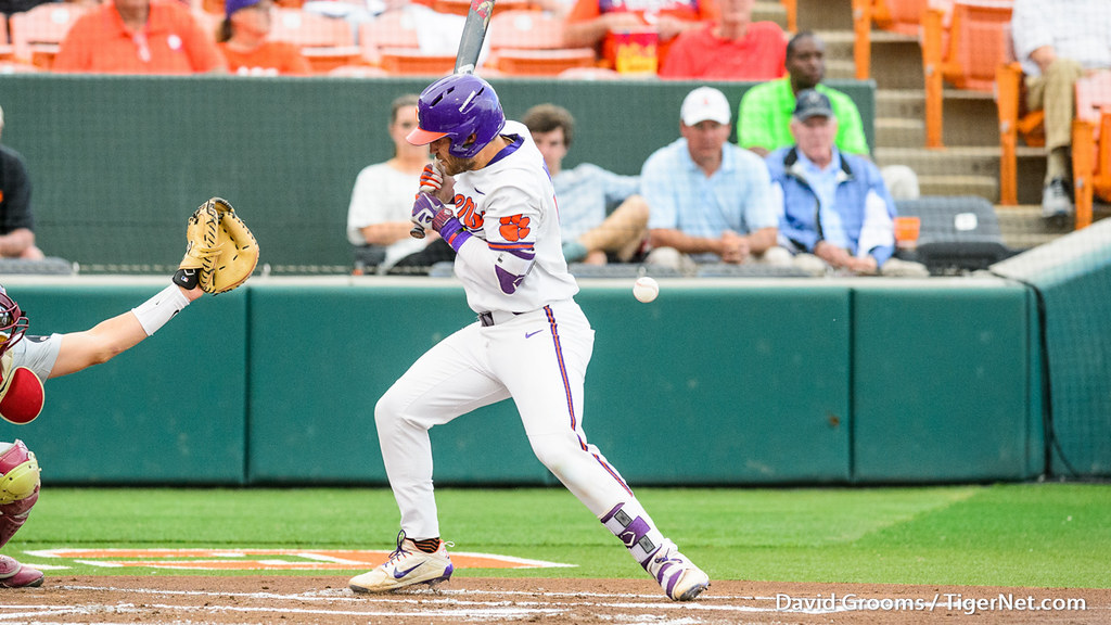 Clemson Baseball Photo of Kyle Wilkie and Florida State